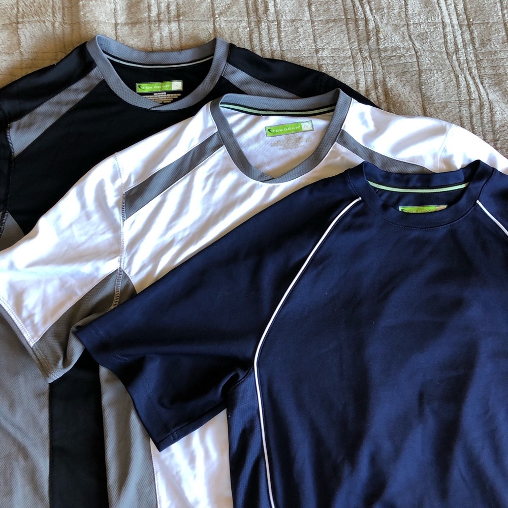 Bundle of 3 Tek Gear Active Shirts